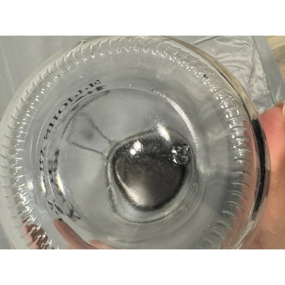 From Scratch Pastry Shoppe Glass Canister Jar Clamp Lid Bakery Kitchen Decor
